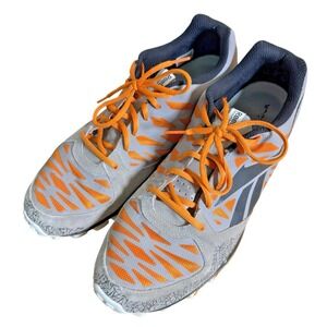 Reebok MENS 14 PRE-OWNED GRAY/ORANGE Running Shoe/Sneakers/Trainers Real Flex‎